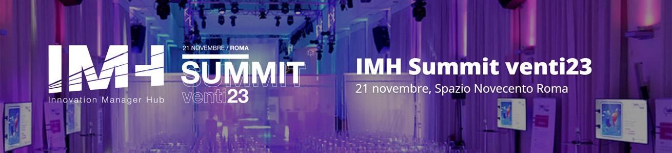 IMH Summit venti23: Innovation Manager Hub immagine decorativa